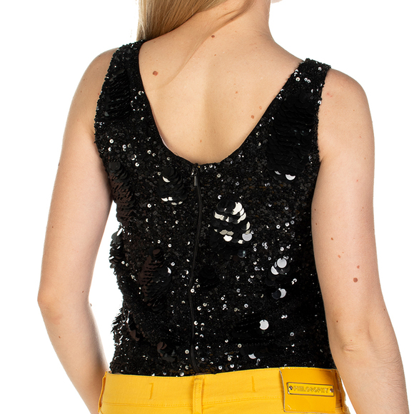 DICE KAYEK BLACK BLOUSE | WOMENS SIZE S - Picture 4 of 5